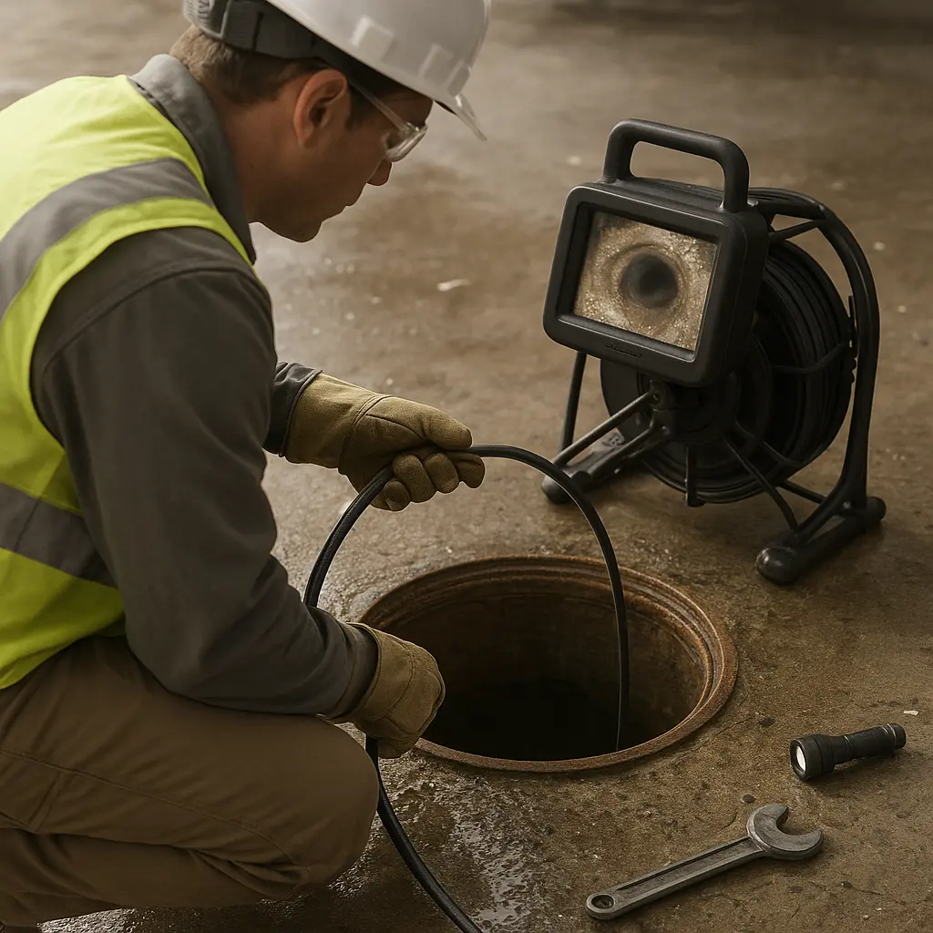 Inspektion von Rohrleitungen mit Kamera